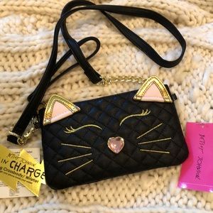 Betsy Johnson Phone Charging Crossbody/Wristlet